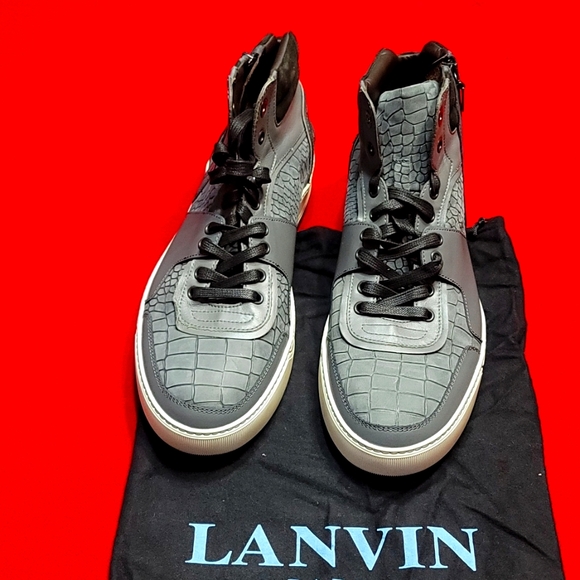 LAVIN Paris,calf leather lace up - Picture 1 of 3